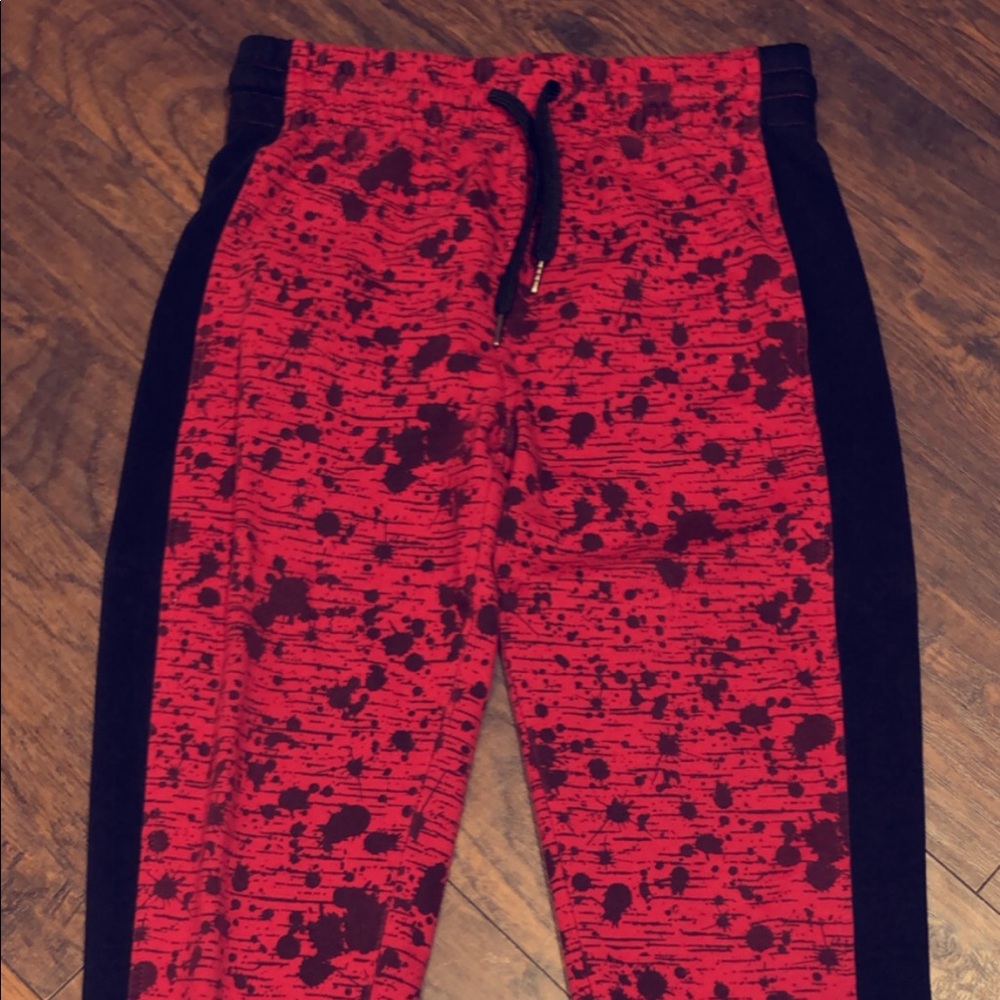 two pairs of sweat pants